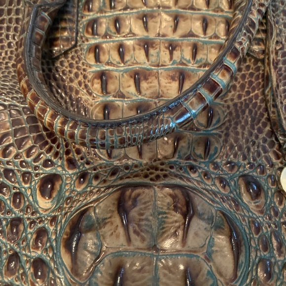 Brahmin Crocodile-Embossed Shoulder Bag - Picture 2 of 15